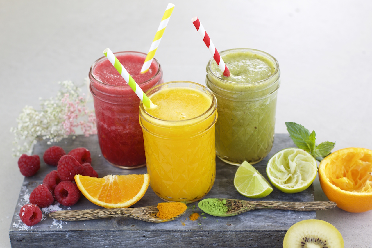 Bringebær Blåbær Smoothie