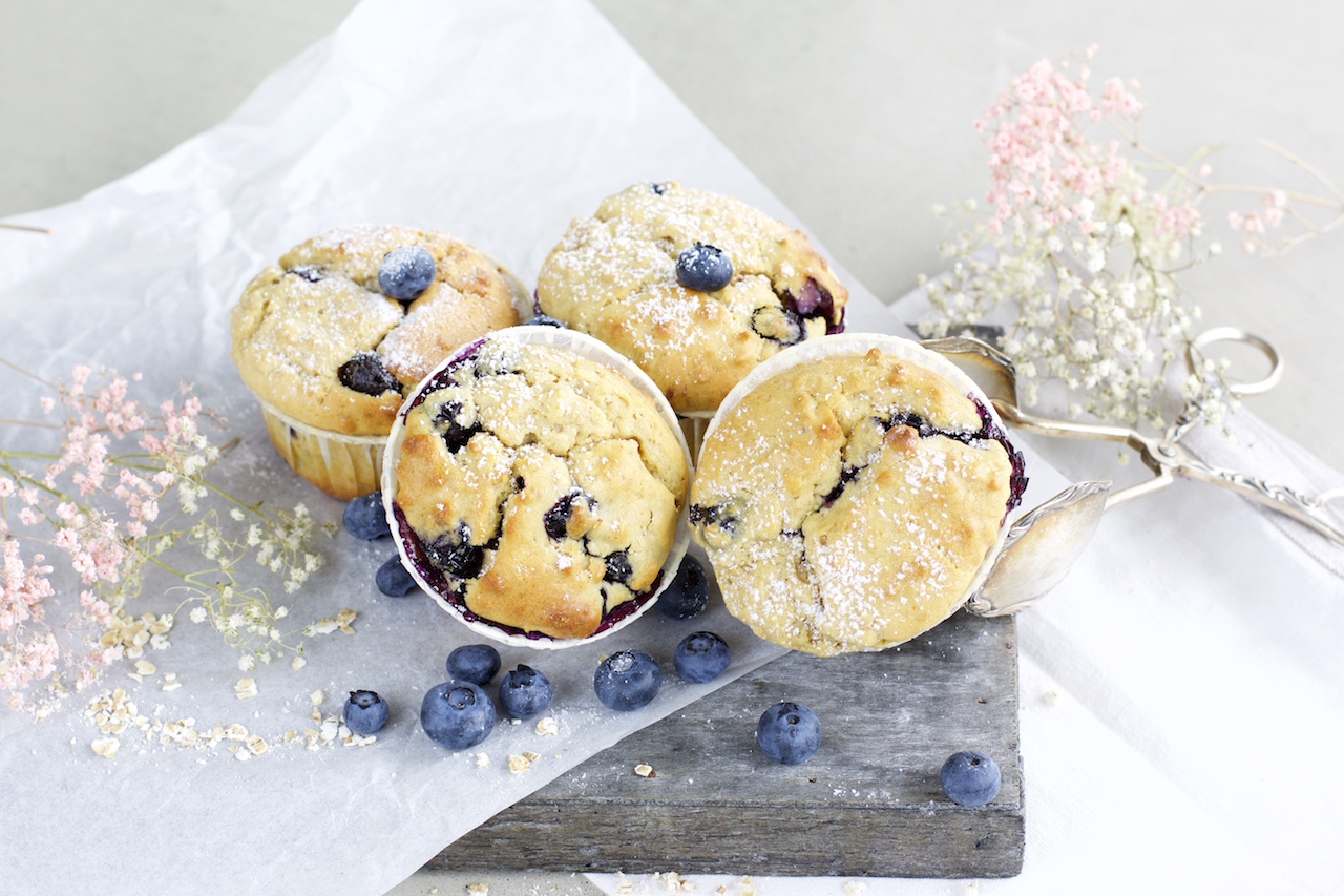 BlaubeerJoghurtMuffins + Tipps zum gesunden Backen NaturallyGood